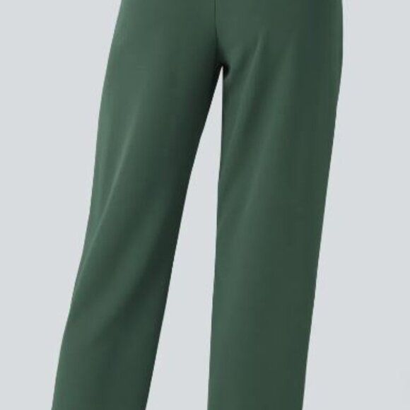 High Waisted Side Pocket Solid Work Tapered Pants - Picture 8 of 11